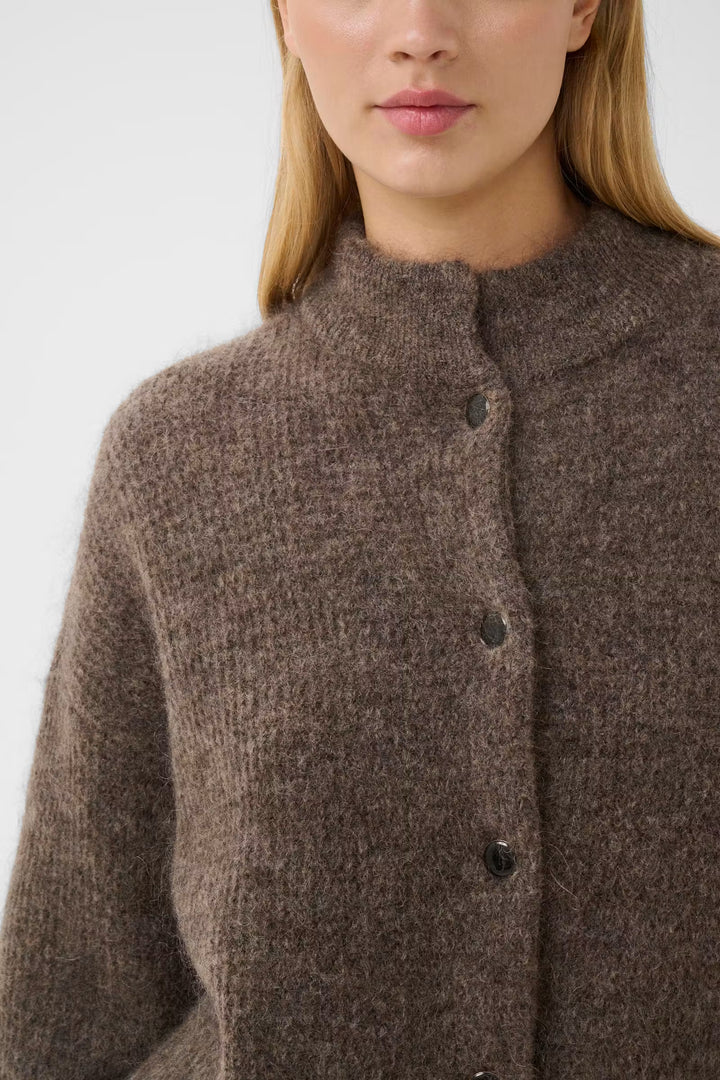 Debbie Cardigan Chestnut Melange
