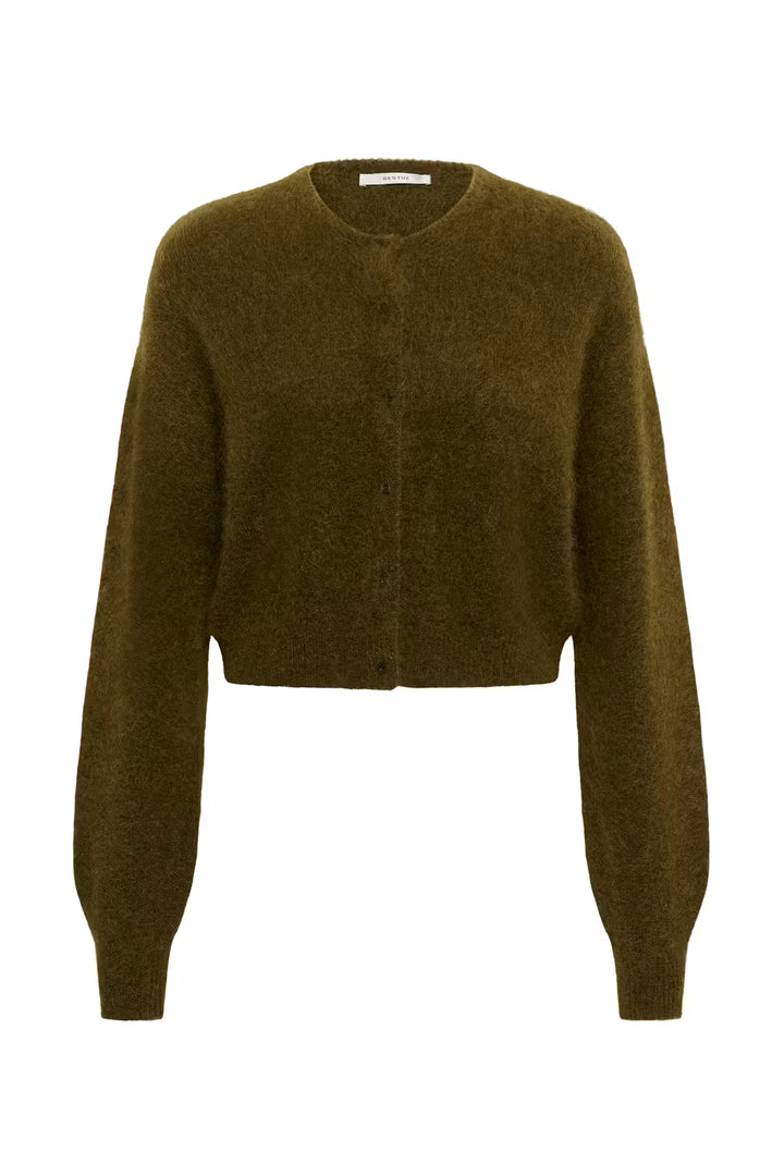 Debbie Short Cardigan Plantation Melange
