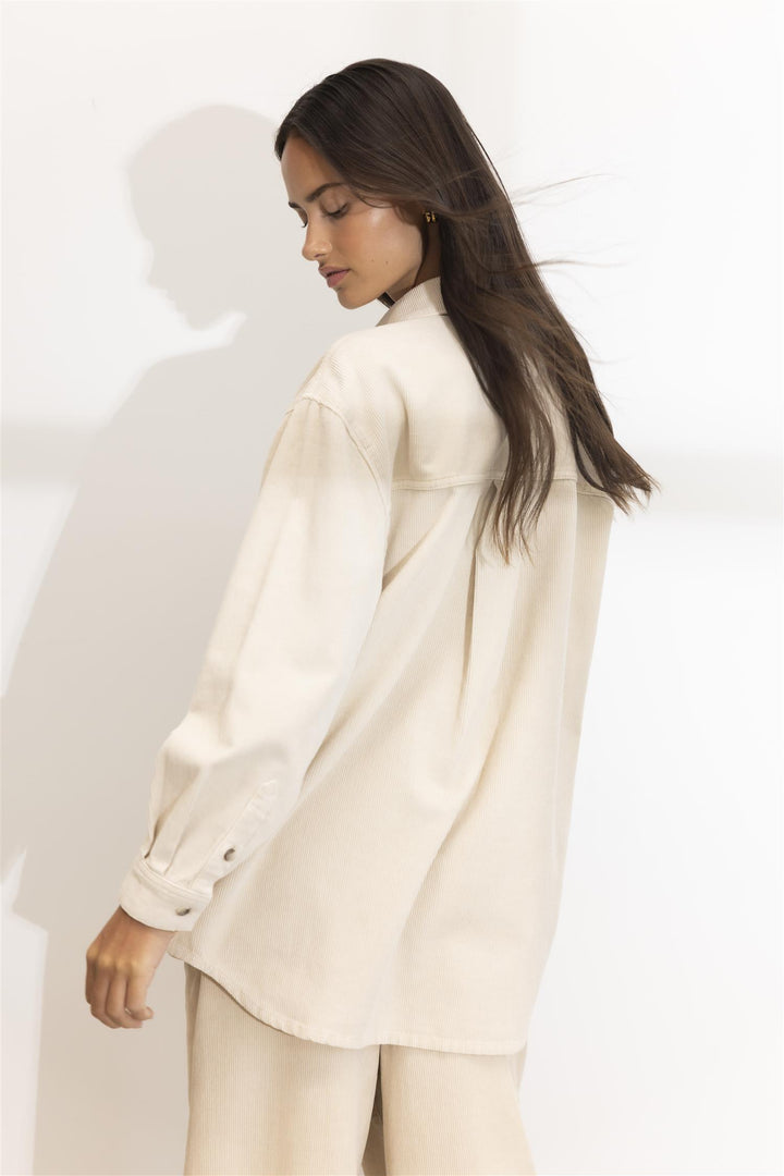Alex Cord Shirt Greige