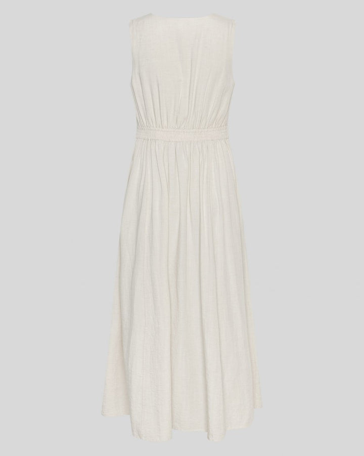 Daria SL V Dress Sand Melange