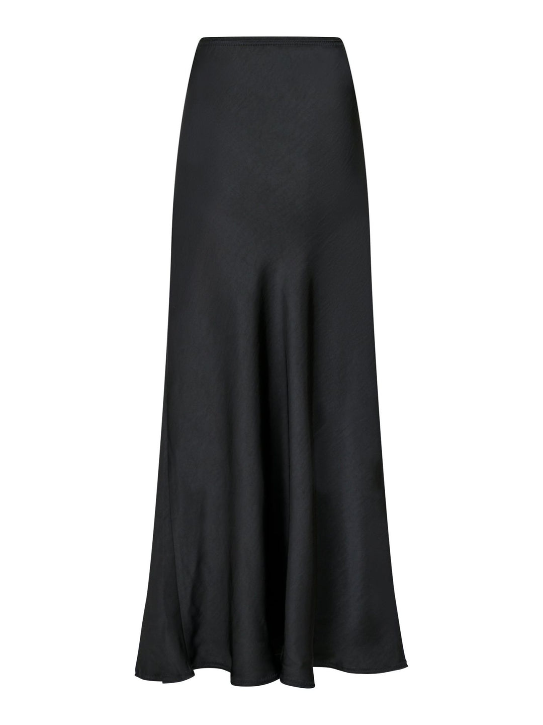 Vicky Heavy Sateen Skirt Black