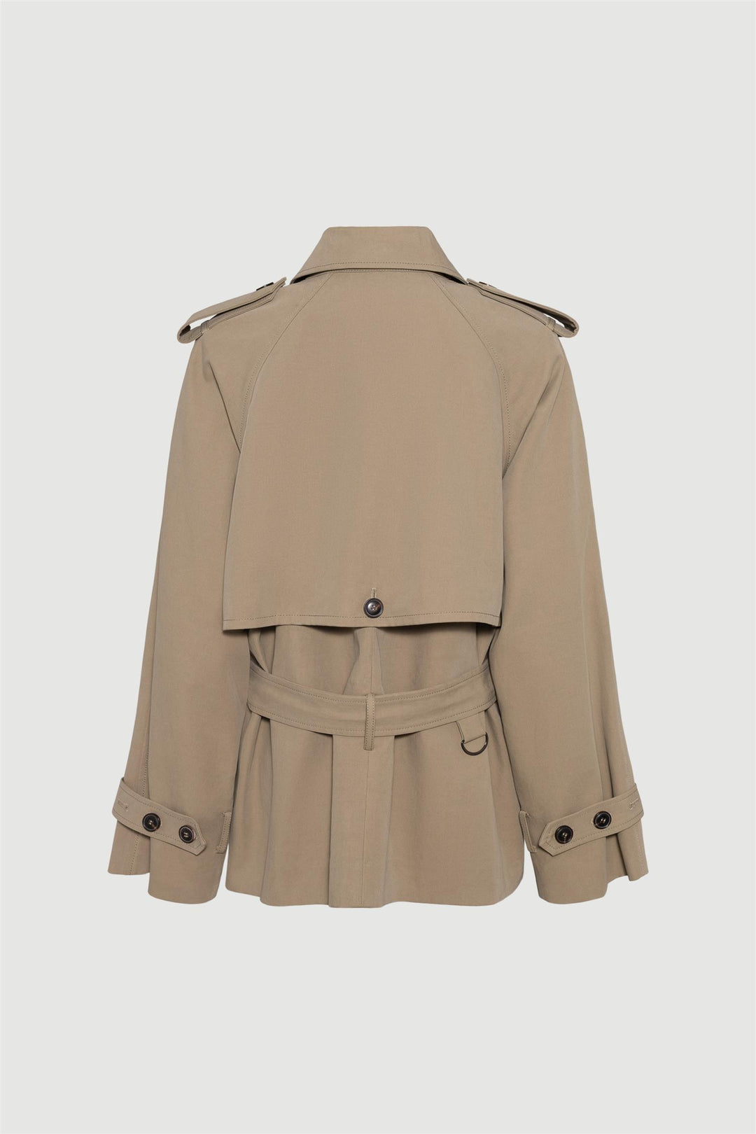 Majorstuen Trench Short Khaki