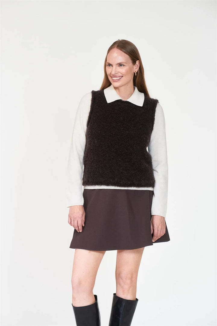 Eloise Cady Skirt Dk Brown