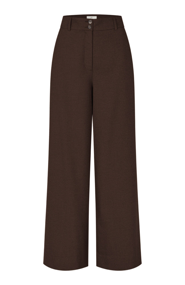 Laura FV 285 Dark Brown Melange Long