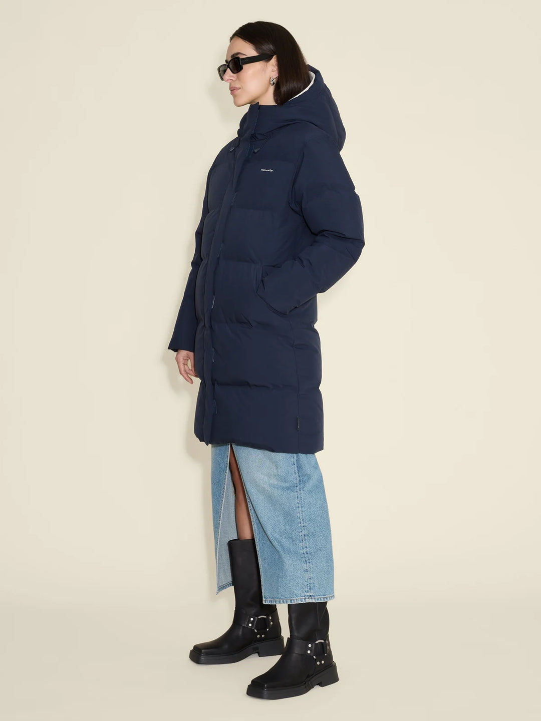 Loen Down Coat Dk. Navy