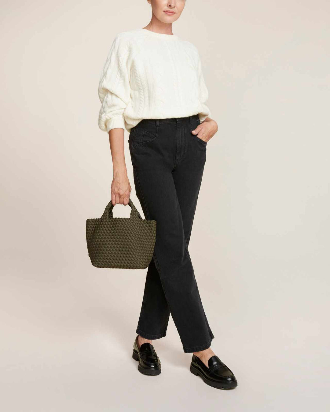 St Barths Small Tote Olive