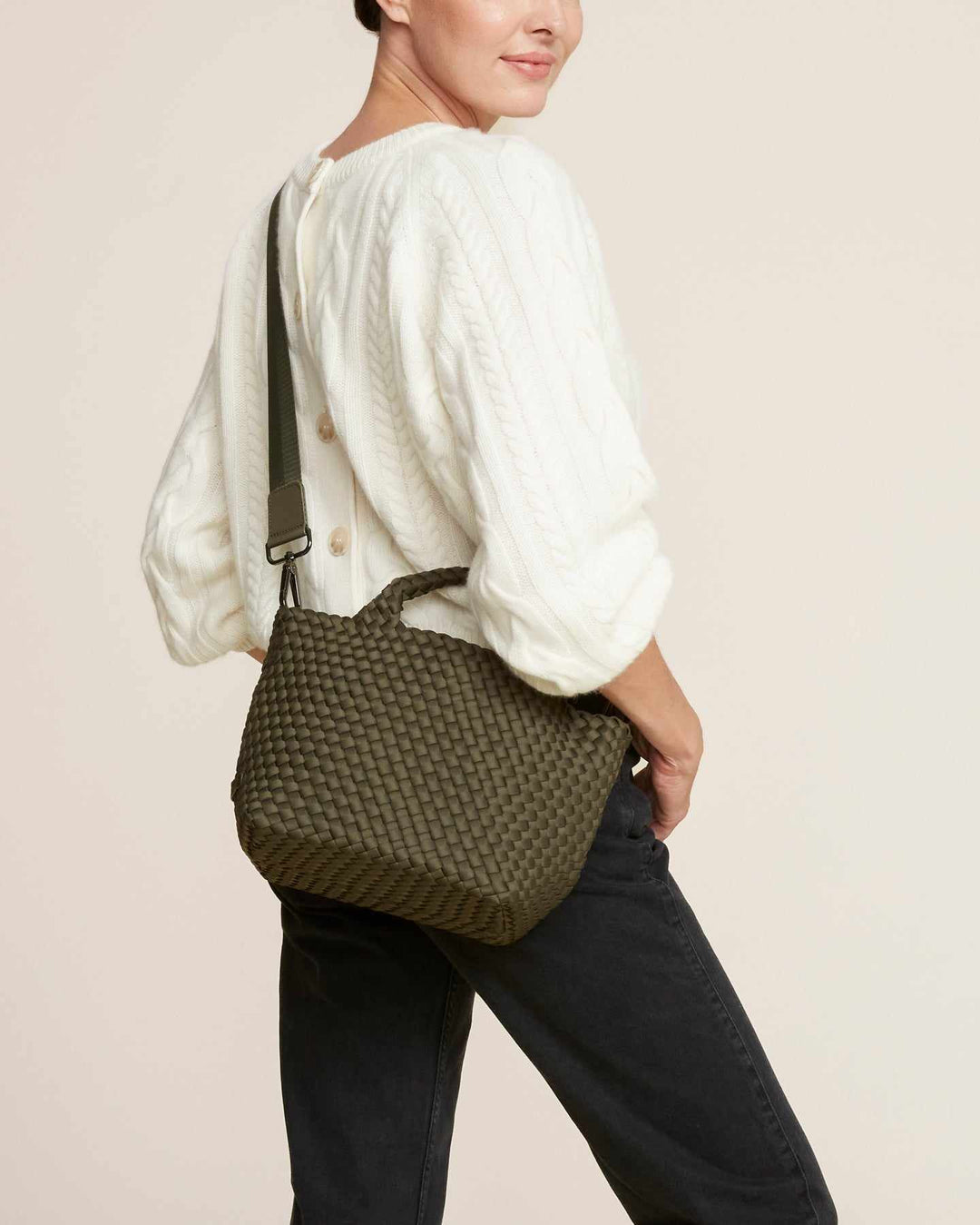 St Barths Small Tote Olive