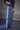 Baggy Pin Stripe Track Pants Navy