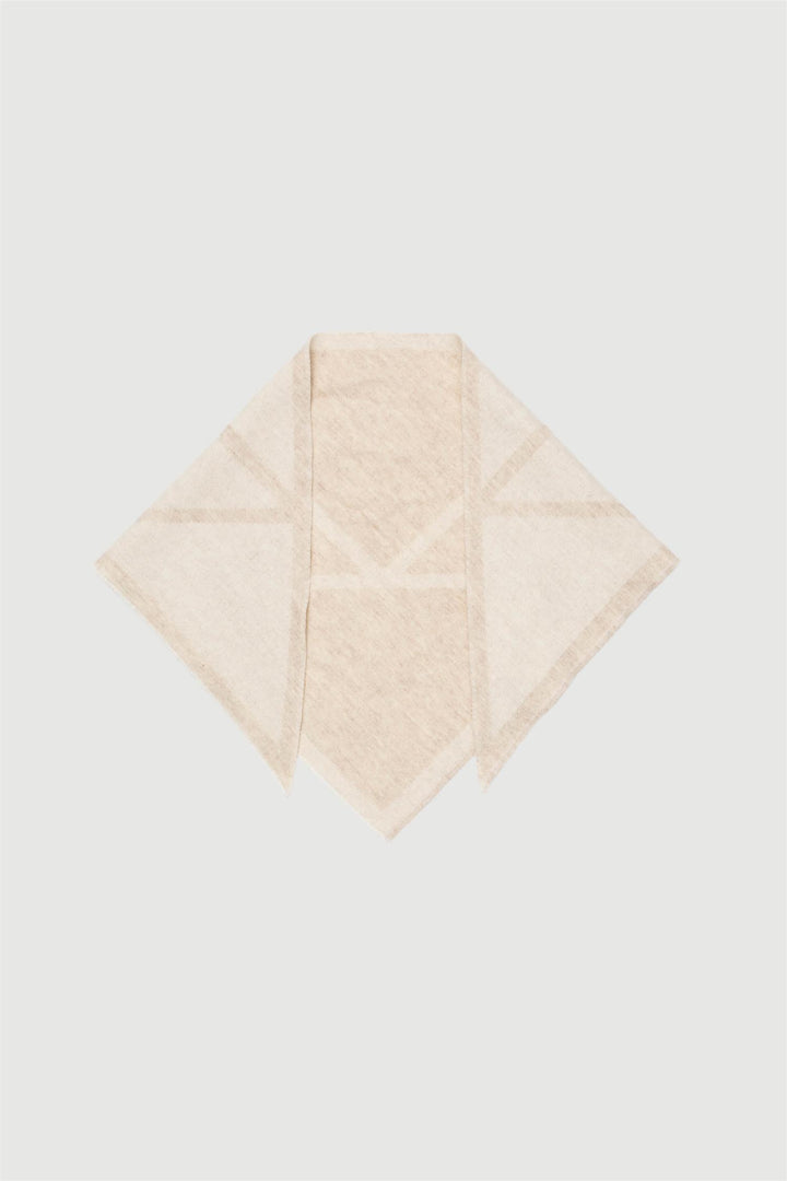 Triangle Scarf Creme/Light Beige
