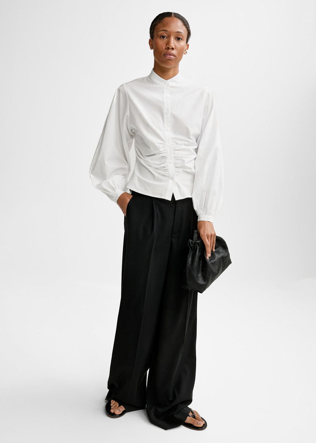 Velora Poplin Shirt White