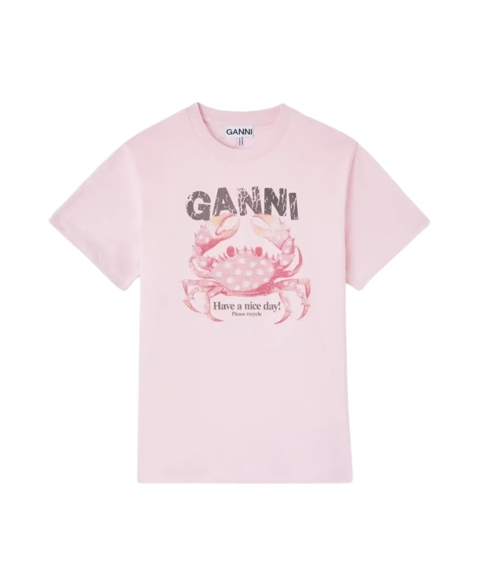Basic Cotton Jersey T-shirt Chalk Pink