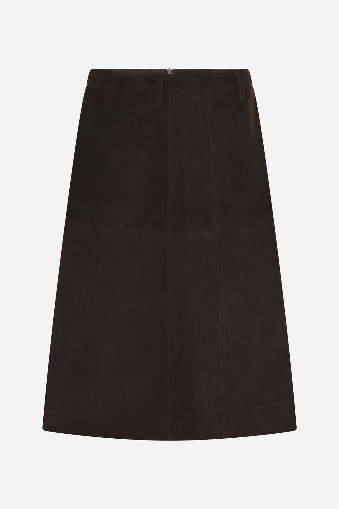 Sueda Irene Suede Skirt Dark Brown