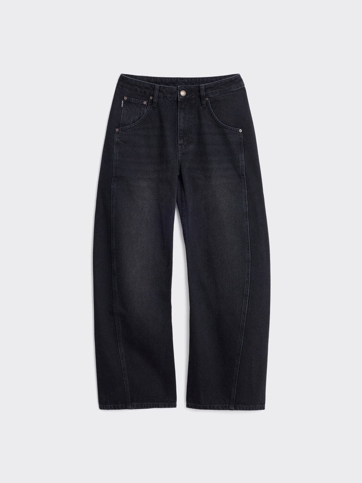 Elm Barrel Jeans Black Washed