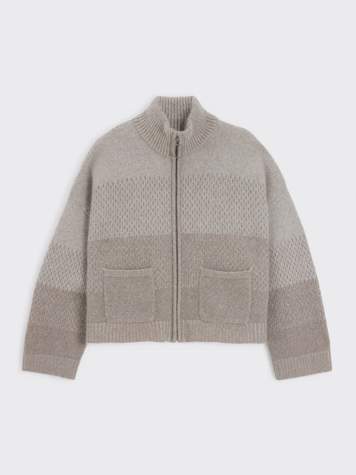 Tine Cardigan Taupe Mix