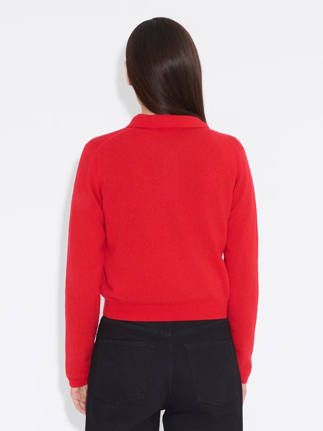 Isabella Cashmere Polo Red