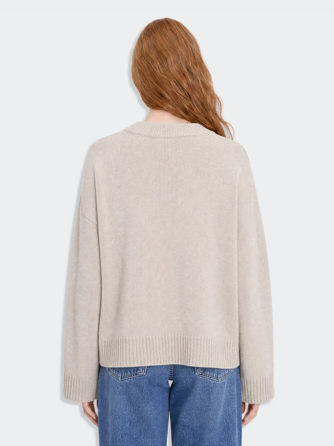 Julia Wide Cardigan Ecru Mix