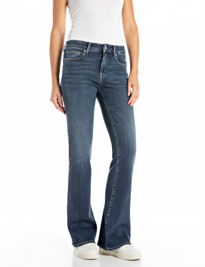 Joella Flare Pants Dark Blue