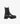 Cleated Mid Chelsea Boot Black Stitch Black