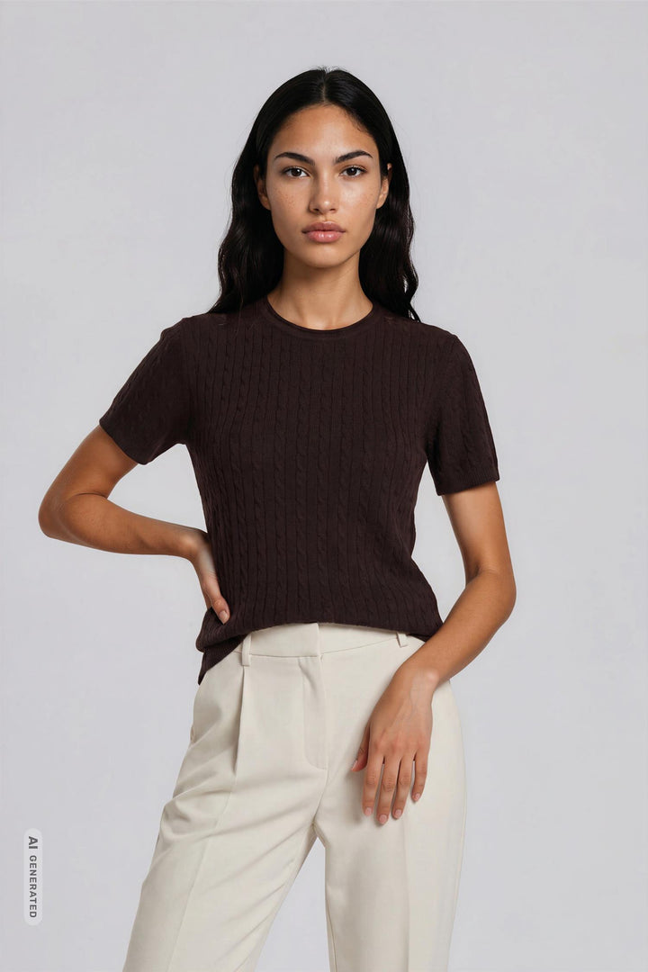 Anemone Glenda Knit Chocolate Brown
