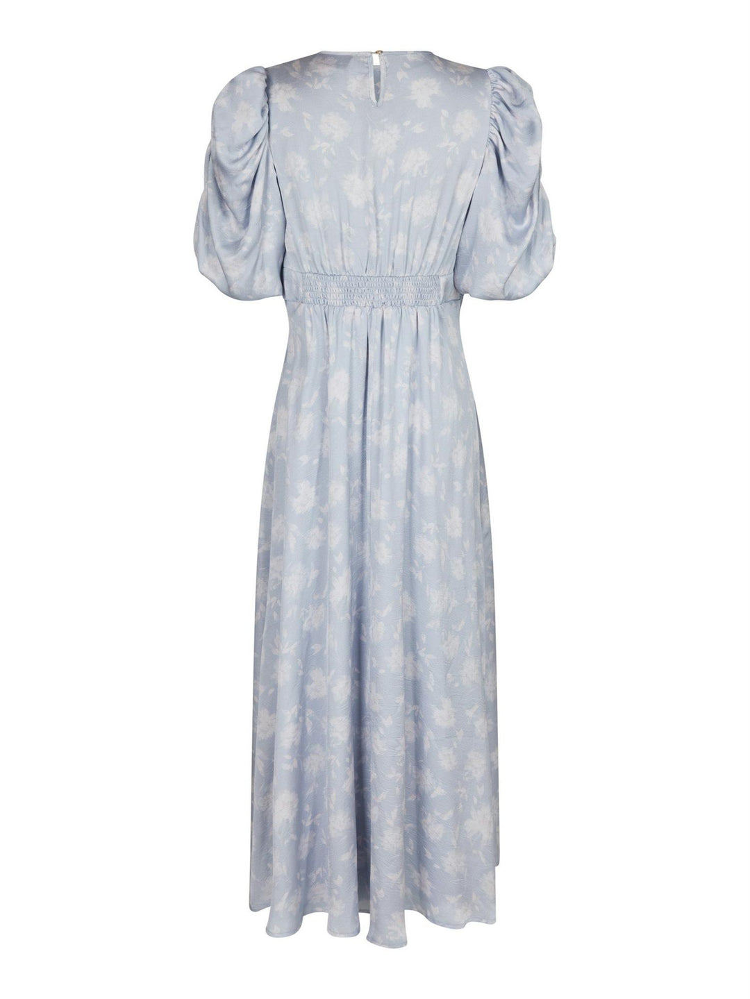 Kikka Faded Flower Dress Light Blue