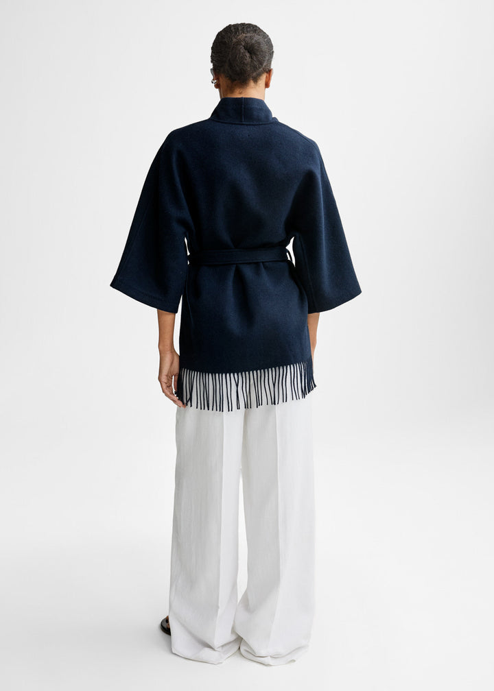 Akila Lambswool Jacket Navy