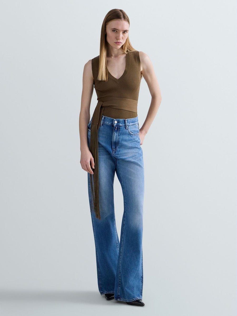 Becka Pants Medium Blue