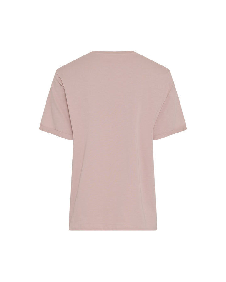 Linn Logo Tee M Rose/Chcoc T