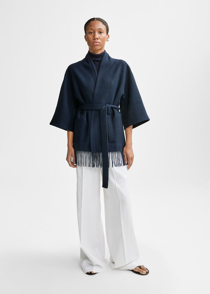 Akila Lambswool Jacket Navy