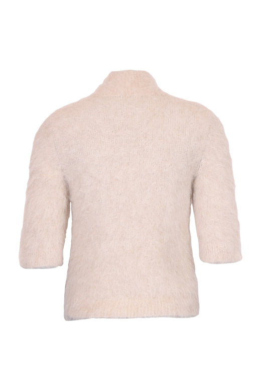 Hairy Knit Turtleneck Soft