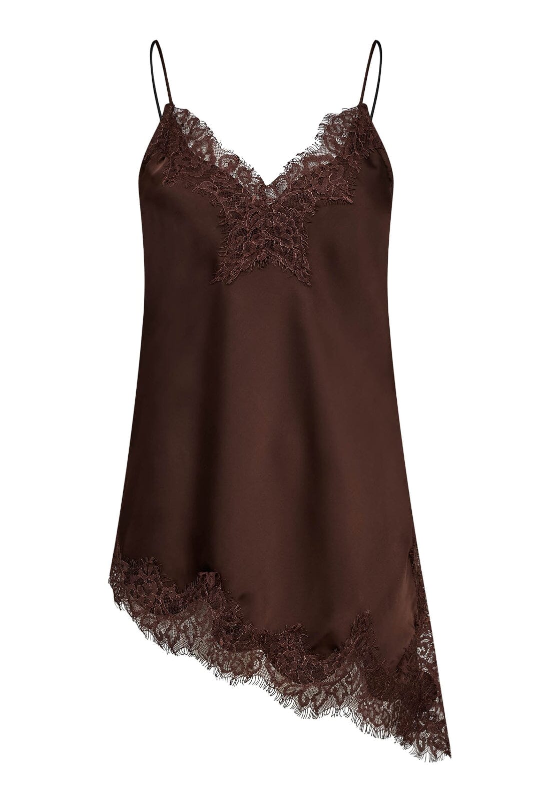 Naomi Asym Lingerie Top Mocca