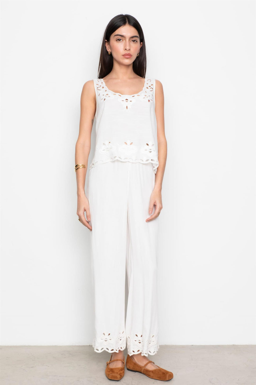 Evie Top White