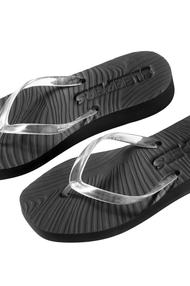 Tapered Plattform Black Clear