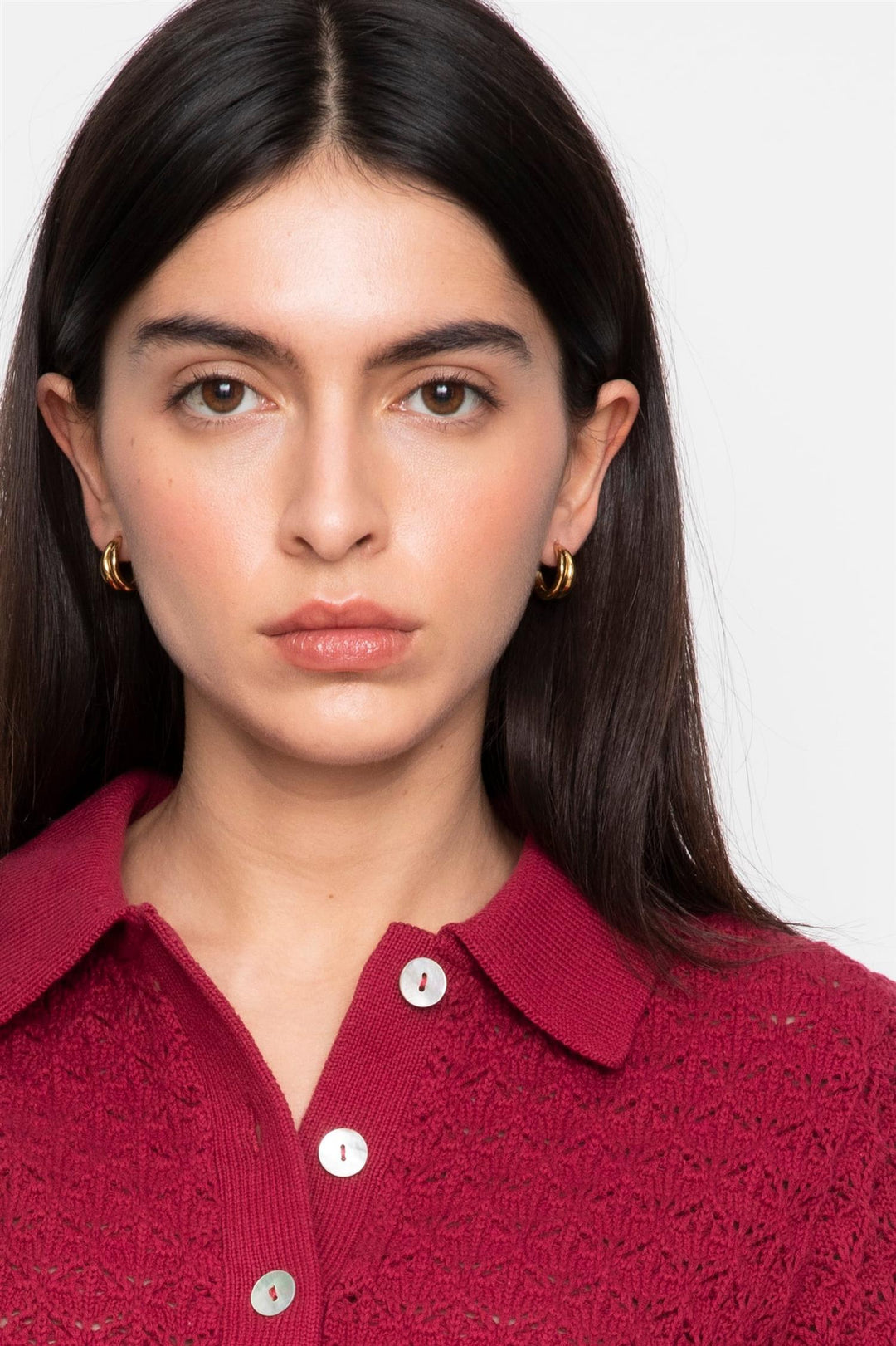 Gwen Knit Tee Berry