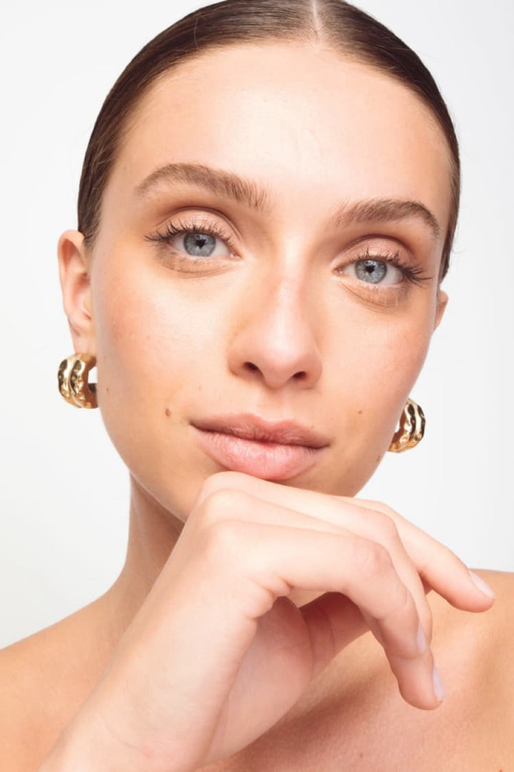 The Big Double Earrings Gold