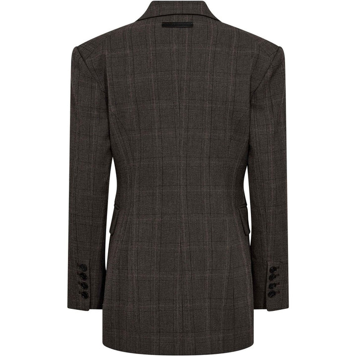 Waist Fit Check Blazer Mocca