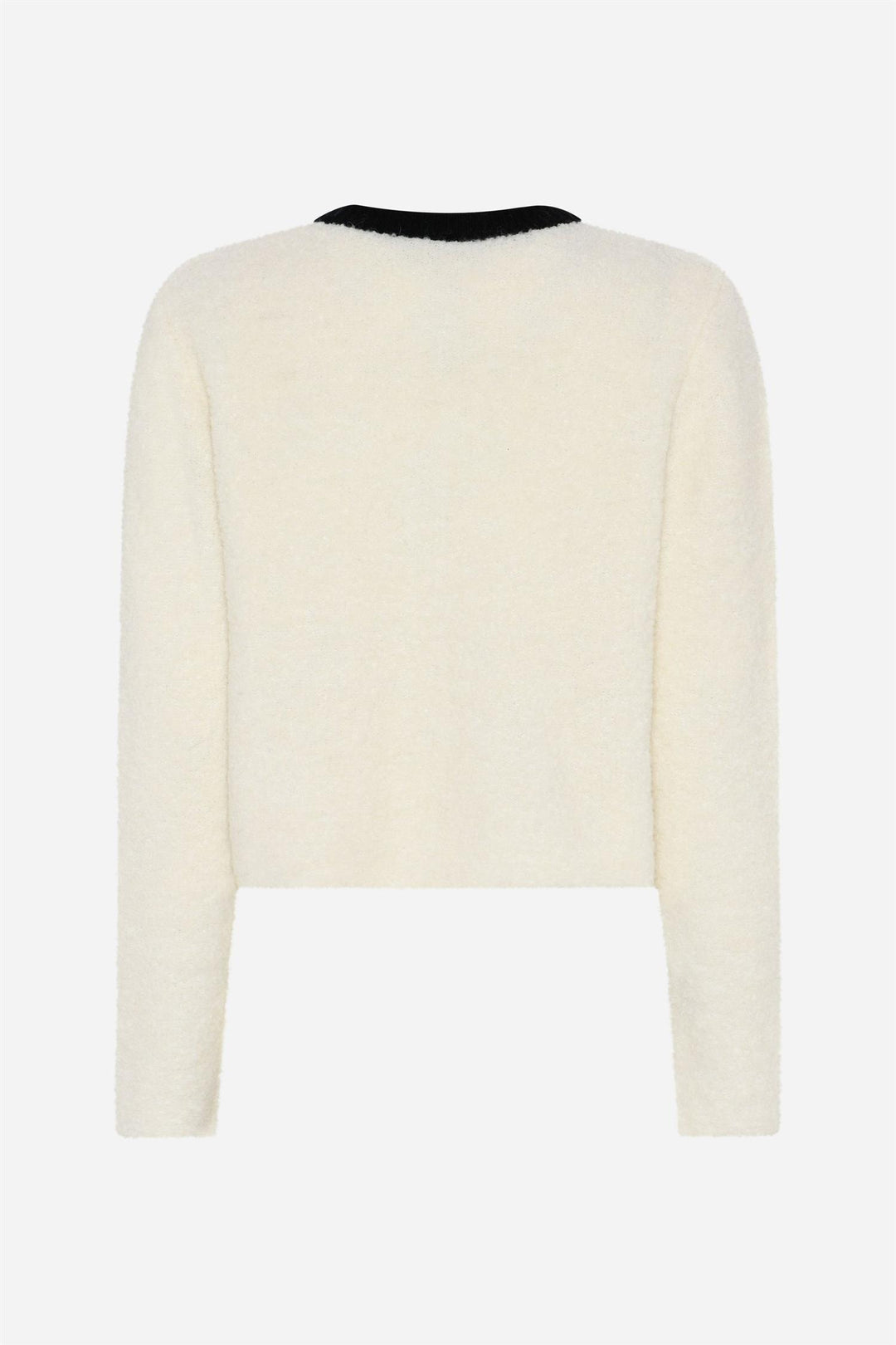 Pompom Fresia Knit Snow White