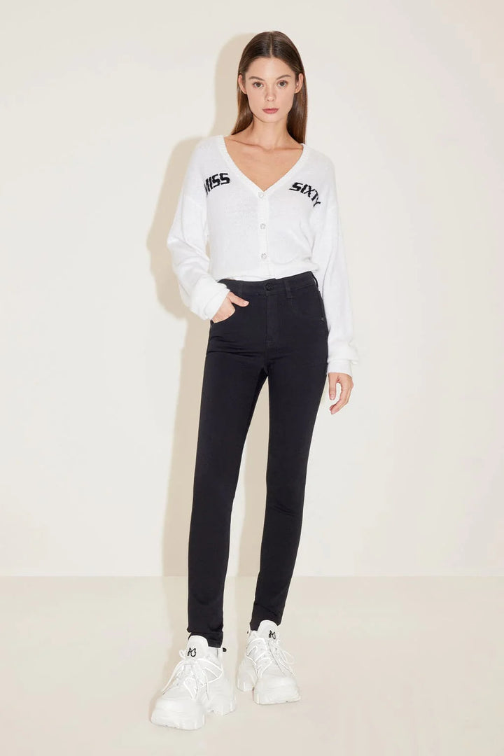 JJ2940 Black Slim Fit Stretchy Jeans
