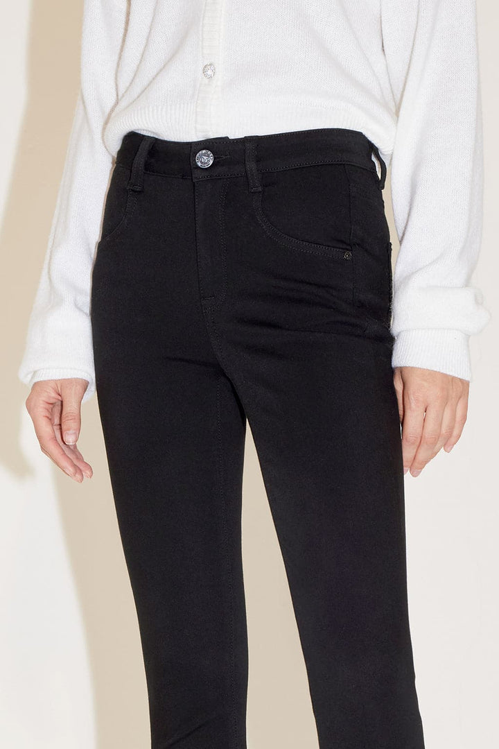 JJ2940 Black Slim Fit Stretchy Jeans