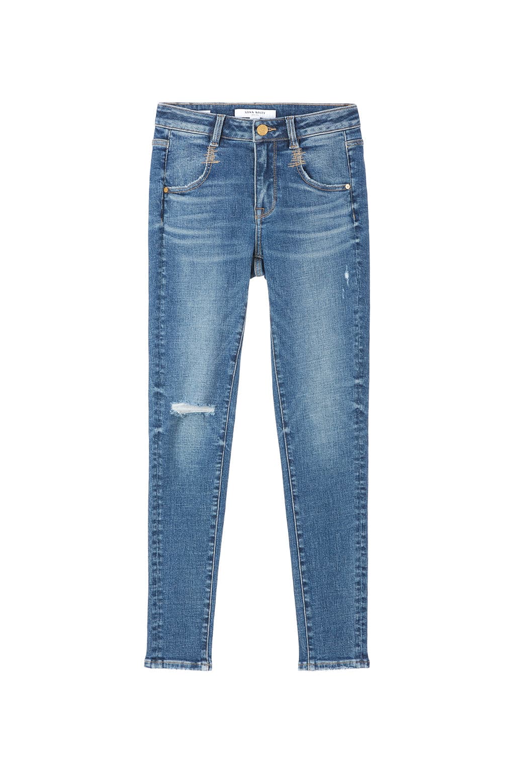 JJ2950 Slim Fitted Ripped Jeans Dark Blue