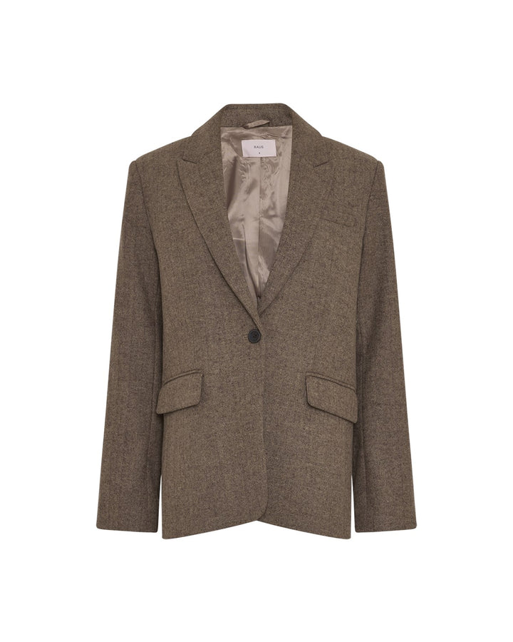 Fia Blazer Black Coffee Melange