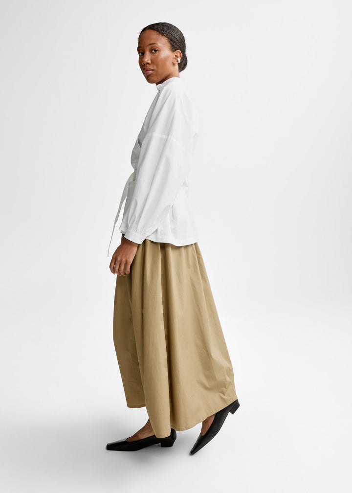 Paloma Poplin Shirt White