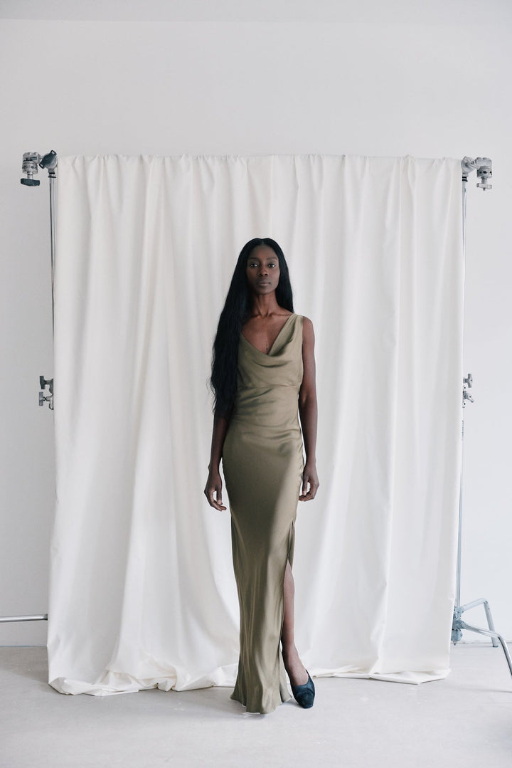 Cameron Dress Burnt Olive