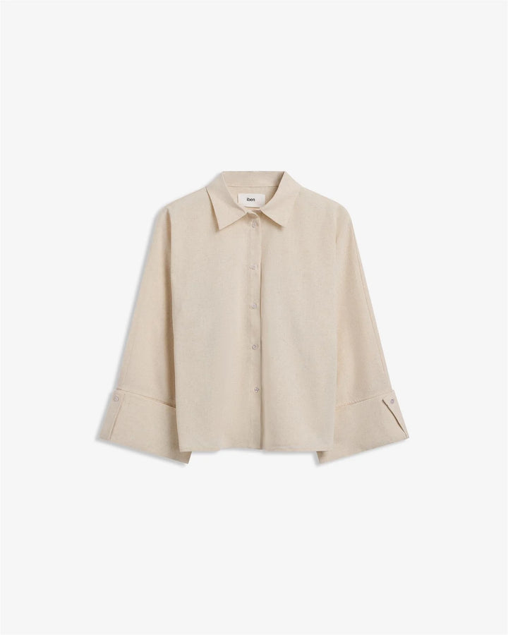 Atari Linen Shirt Raw Beige