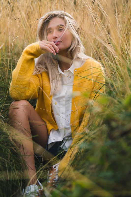 Amalie Cardigan Mimosa