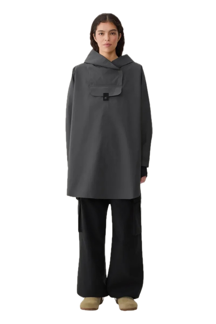 Bergen Poncho Dark Cloud