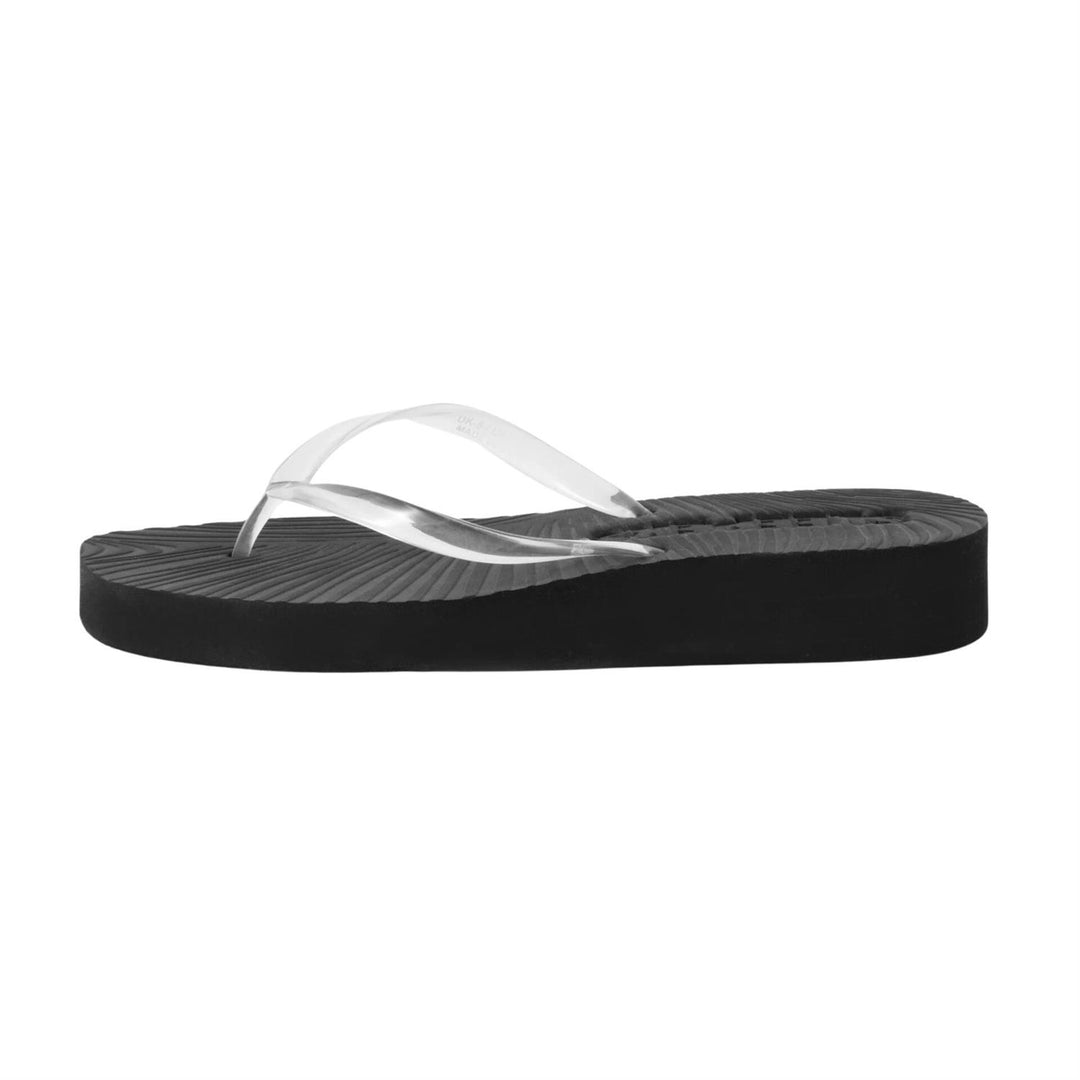Tapered Plattform Black Clear