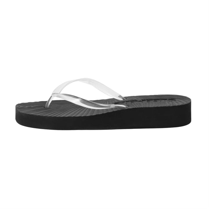 Tapered Plattform Black Clear