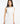 Flower Mini Flared Dress Bright White