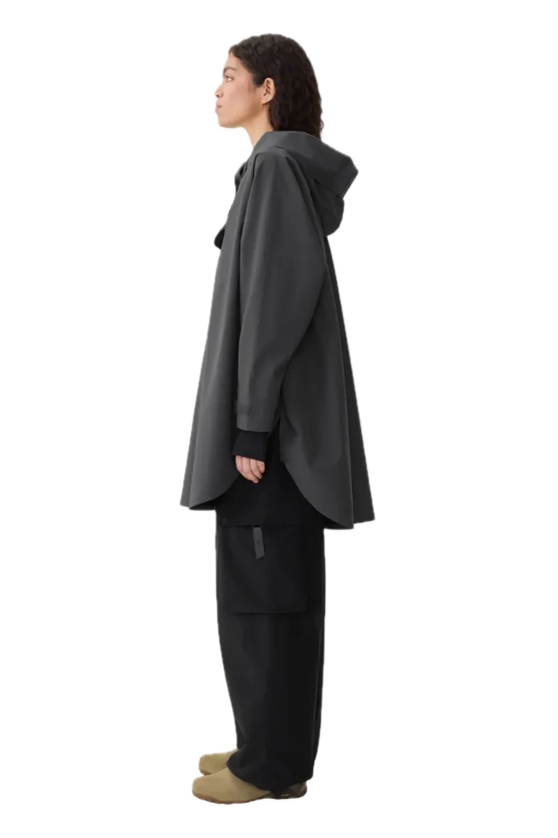 Bergen Poncho Dark Cloud