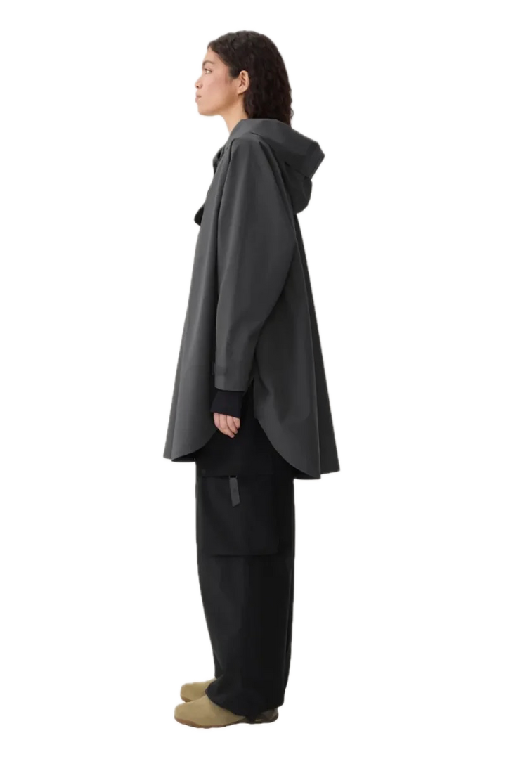 Bergen Poncho Dark Cloud